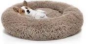perpets Orthopedic Dog Bed Comfortable Donut Cuddler Round Dog Bed Ultra Soft Washable Dog and Cat Cushion Bed (Style 6)