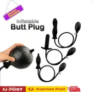 XL Inflatable Anal Butt Plug Balloon Dildo Expander Expandable Sexy Toy