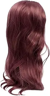 Healvian Long Curly Wig Set Lace Wig Hair Accessories Comfortable Natural Looking
