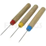 Titanium Soldering Pick Wooden Handle Watch Jewellers repair solder Tool Set 3