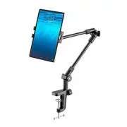 Tablet Stand Holder with 360° Phone iPad Tripod Mount, Fit for 4.7"-13" Devices
