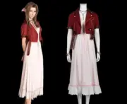 Final Fantasy VII Aerith Gainsborough Costume Cosplay Outfits Game Carnival Suit