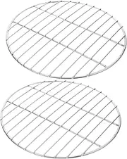 Stainless Steel BBQ Mesh Round Cooking Grid for Meat Grate Rack Oven Outdoor Roasting Rack Easy to Cle