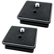 2 Pack 41mm Tripod Quick Release Plate Camera Mounting Adapter, QR Plate Came...