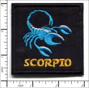 28 Pcs Embroidered Iron on patch Astrologica Zodiac Scorpio Birthday AP061zAs