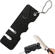 Kitchen Knife Sharpener,Steak Knives Sharpener - Blade Sharpener for Quick Sharpening & Polishing, with Scissors