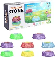 Balance Stepping Stones, Rainbow Stepping Stones, Obstacle Course Stones, Play Stepping Stones, Non-Slip Play Stones, Balance Improvement Stones, Rainbow Play Stones, Jumping Stones for Kids