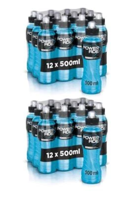 Powerade Berry & Tropical Fruit Isotonic Hydration Sport Drink - 12x, 24x330ml