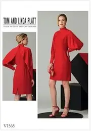 [Vogue] Sewing Pattern 1565 Dresses A5 (6-8-10-12-14)