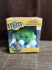 M&M's Vintage Chamois Computer Screen Cleaner Green Collectible