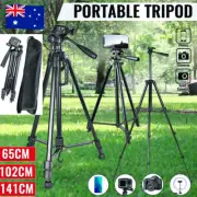 Professional Camera Tripod Stand Mount Remote + Phone Holder for iPhone Samsung