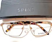 New Spine SP2402 487 Light Gold 54-15 Unique Spring Hinge!! Great Frame! SALE!!