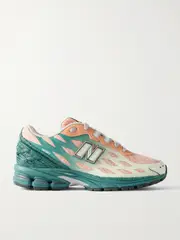[New Balance] New Balance - 1906w Suede-trimmed Rubber And Mesh Sneakers - Forest green - US6.5 US 6.5 Green