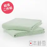 日本桃雪飯店大毛巾超值兩件組(淺綠色)