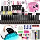 Nail Kit Wiht Nail Lamp UV Art Tools Nail Extensions Gel Nail Drill Machine Set