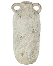 Peyton Lane Magnesium Oxide Antique Textured Amphora Decorative Vase