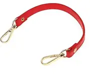 Purse Strap 28cm Handbag Strap Leather Handle Purse Strap Handbags Belt Strap Bag Accessory Straps(Red)