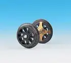 Roco 40188 Ho Scale Two-Axle Cc with Spoke Wheels Diameter 11mm