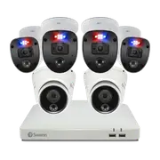 6 Camera 8 Channel 1080p Full HD DVR Security System (Plain Box Packaging) - SWDVK-84680W4SL2D