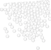 STOBAZA 2000Pcs Solid Clear Glass Spheres Transparent Glass Balls for DIY Crafts Laboratory Experiments and Home Decor High Hardness Smooth Surface