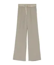 Elastic waist casual pants S,XS,L,M taupe