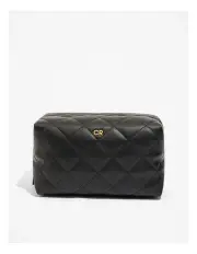 [Country Road] Quilted Zip Top Cosmetic Case in Black