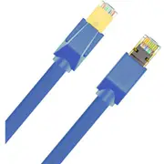 Cruxtec Cat8 Ethernet Cable - 20m - Blue 40Gb / SFTP Triple Shielding [RS8-200-BL]