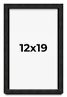 12x19 Shadow Box Black Rustic Barnwood Display Frame | 1.125 Inch Deep | 0.875