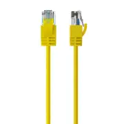 Cruxtec Ultra-Thin CAT6A U/UTP Ethernet Cable - Yellow 0.3m (RF6A-003-YE)