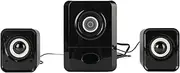 2.1 Stereo Bass Speaker, USB Computer Speakers for Desktop Laptop Phone, Desktop Speakers with 360° Surround Sound Volume Control, Home Theater System