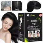 10PCS Instant Black Hair Dye Color Shampoo Coconut Argan Oil Essence Hair Dye
