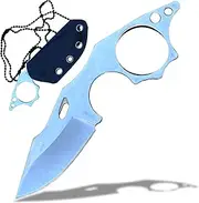 EDC Neck Knife- Mini Pocket knife-D2 steel-Kydex sheath- Knife for EDC-Everyday Carry Knife for Men and Women-Indoor/Outdoor Gift