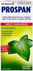 SFI HEALTH Prospan Chesty Cough Relief Cherry Flavour Oral Liquid 100ml