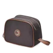 Delsey Paris V3409 Brown Basketweave Delsey Chatelet Air 2 Toiletry Kit