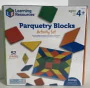 Learning Resources Parquetry Block Set 20 Cards 32 Pcs 0289 New Sealed