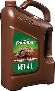 Fountain Worcester Sauce Catering Bulk Bottle Dipping and Marinade Fountain Sauces 4L
