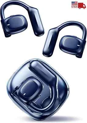Open Ear Headphones, True Wireless Open Ear Earbuds，48H Playtime