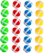 Milisten 24Pcs Sticky Balls for Board Games Dart Game for Fun Indoor Outdoor Activities for Birthday Parties Halloween Garden and More