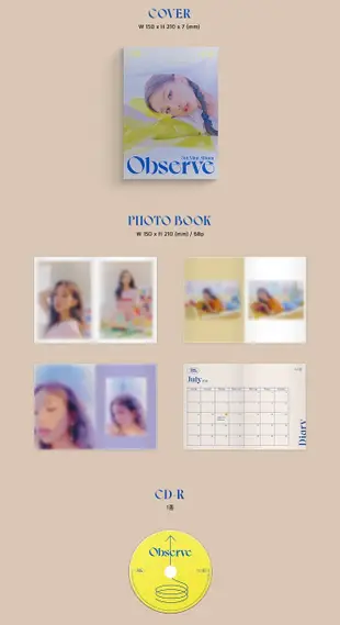 白娥娟 BAEK A YEON - OBSERVE (5TH MINI ALBUM) 迷你五輯 (韓國進口版)