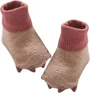 HOOTNEE Warm Socks for Toddlers (6-12 Months) Non Slip Grip Toddler Girl Socks Breathable Stretchy Comfort