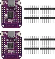 DIANN 2pcs ESP32 S2 Mini V1.0.0 WiFi IOT Board Based ESP32-S2FN4R2 ESP32-S2 4MB Flash 2MB PSRAM MicroPython Type-C