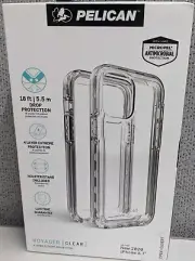 Pelican Voyager Case + Holster - iPhone 12 Pro Max- Clear -New