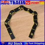 Yoga Stretching Bands with 8 Numbers Exercise Elastic Bands for Body Shaping AU