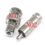 Video BNC to RCA Female Male Q9 AV Coax Connector Adapter Cable Converter Plug