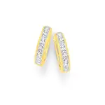 Alora 10ct Gold 1 Carat Tw Lab Grown Diamond Huggie Earrings