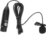 Kisangel Lavalier Recording Microphone with XLR Interface Portable Clip Design for Easy Setup for Conferences Vocal Recordings and Live Streaming