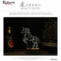 在飛比找momo購物網優惠-【LEPONT】北歐3D USB LED創意小夜燈-獨角獸