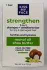 Kiss My Face Strengthen 2-In-1 Shampoo + Conditioner Bar 4 oz