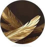 Chopping Blocks, Golden Feathers Printed Chopping Block,fruit Chopping Block,thickened Chopping Block,round Chopping Block