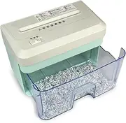 Heavy Duty Paper Shredders 6-Sheet Cross-Cut Paper and Credit Card Shredder with Overheat and Overload Protection 2.1L Wastebasket Durable Fast CD Shredder Machine for Home Office Business